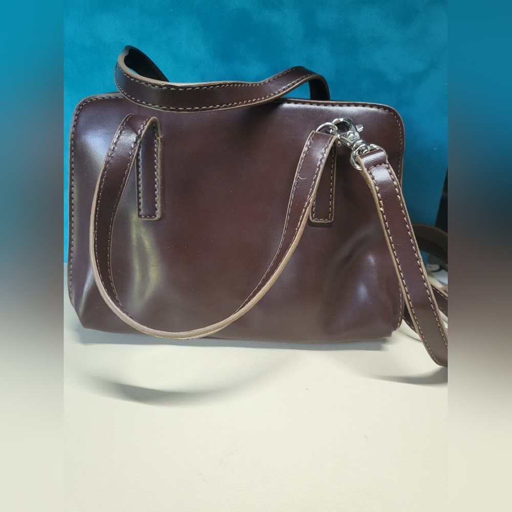 Vintage Y2K Nine West Brown Multi Compartment Shoulder/Handbag - Picture 3 of 16